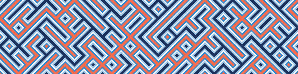 Abstract Geometric Pattern generative computational art illustration