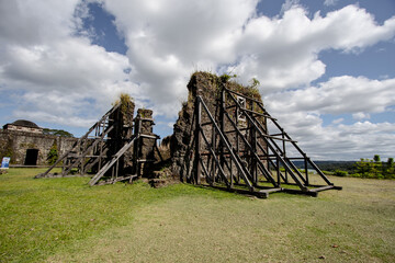 Fototapeta na wymiar Ruinas Fuerte San Lorenzo, Colon Panama