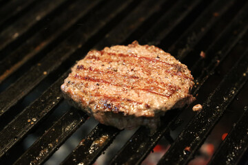 Traditional Brazilian meat for barbecue. Grilled steaks 