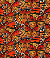 Butterfly Tie Dye  Seamless Pattern