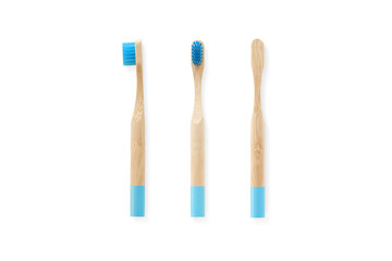 bamboo toothbrushes. oral hygiene products made of wood. Go Green, Zero Waste
