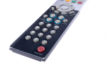 Old TV remote control. Accessories for controlling electronic devices.