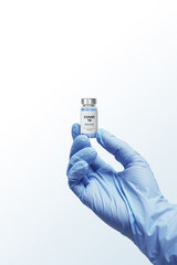 3d render vaccination, coronavirus vaccine.