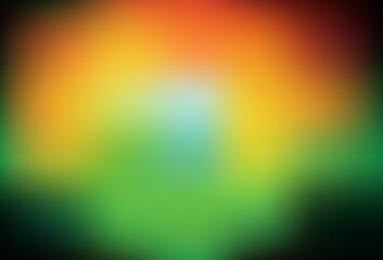 Obraz premium Dark Green, Yellow vector blurred and colored pattern.