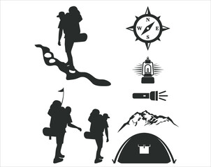 my life my adventure. vector art.