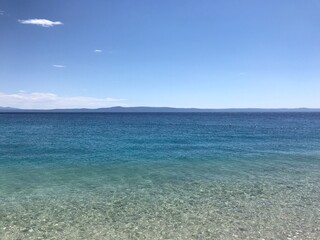 blue sea and sky