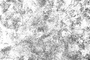 Abstract black and white distress texture. Grunge pattern. Background or overlay effect. Spotted design for vintage wallpaper. Faded grainy backdrop. Perforated gradation brush. Rustic dust. Vector