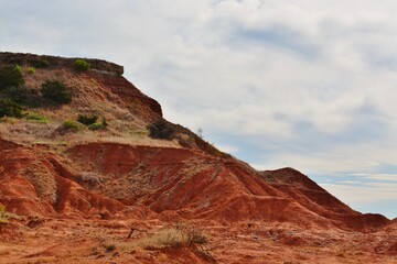 red rocks in the desert