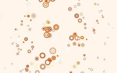 Light Red vector layout with circle shapes.
