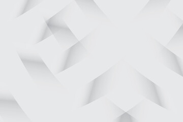 Fototapeta premium Abstract geometric white and gray color background. Vector, illustration. 