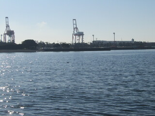 Naklejka premium Japan Port town