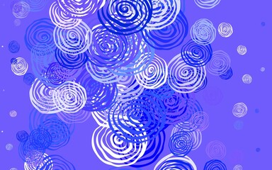 Light Purple vector natural pattern with roses.