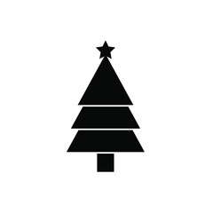 Christmas tree line icon, decorated conifer outline and filled vector sign, linear and full pictogram isolated on white, logo illustration