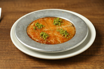 Kanafeh (Künefe) traditional Middle Eastern dessert