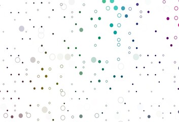 Light Multicolor, Rainbow vector template with circles.