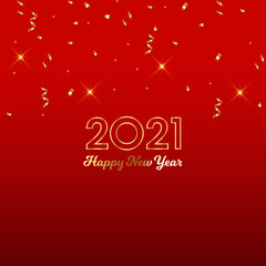 글리터 2021 해피뉴이어 추상적인 배경