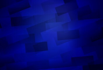 Dark BLUE vector texture in rectangular style.