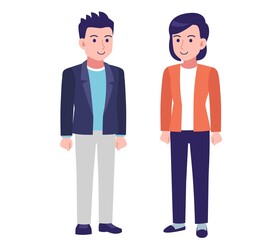 若い二人の男女