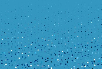 Light BLUE vector texture with rectangular style.