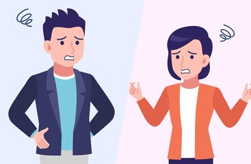 Young and healthy men and women with background