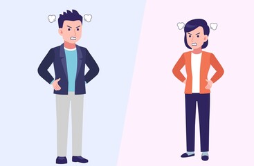 Young and healthy men and women with background