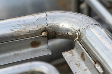 close up of a rusty bolt