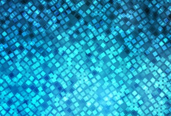 Light BLUE vector texture in rectangular style.