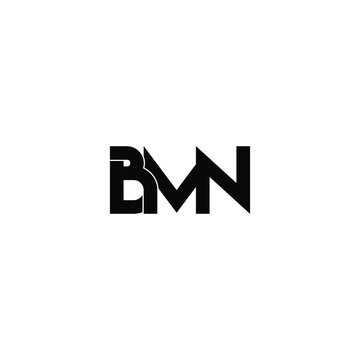 bmn letter original monogram logo design