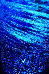 Fototapeta premium 青いガラス