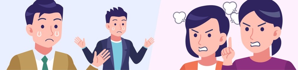 Four young and healthy men and women Horizontal size