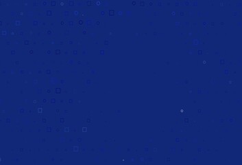 Light BLUE vector backdrop with dots, spots, cubes.