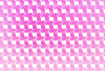 Light Pink vector pattern with bent ribbons.