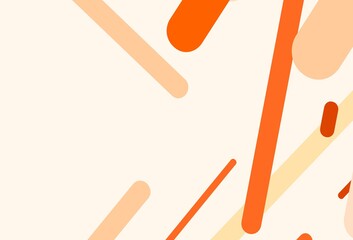 Dark yellow, orange vector pattern with narrow lines.
