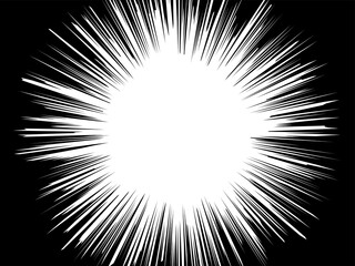 ベタフラッシュ　漫画素材　フレーム