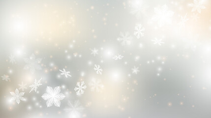 Fototapeta na wymiar Realistic snow flakes on blue background . Christmas winter holiday falling snow pattern, greeting card. Eps10