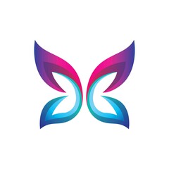 Beauty butterfly logo images