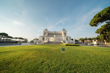 Fototapeta premium Piazza Venezia in Rome, Italy