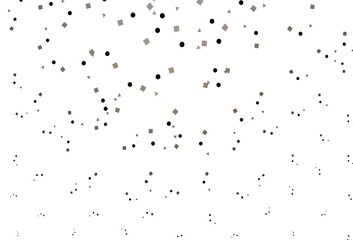 Light Black vector layout with circles, lines, rectangles.