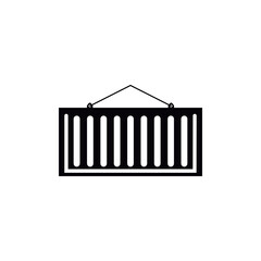 Container icon design template vector isolated illustration