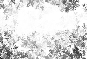 Light Gray vector texture with abstract forms.