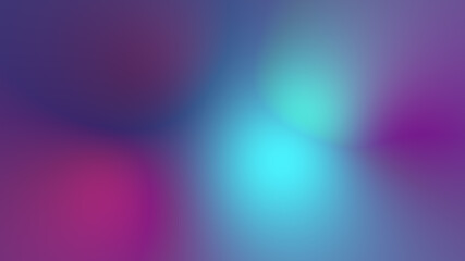 Vibrant violet purple blue turquoise green color blurred footage. Background with smooth movement of the gradient in the frame with copy space