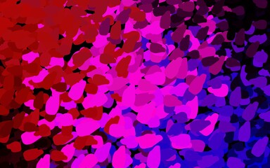 Dark Pink, Red vector texture with abstract forms.