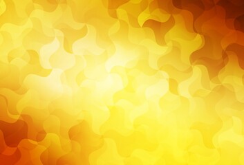 Light Orange vector abstract polygonal template.