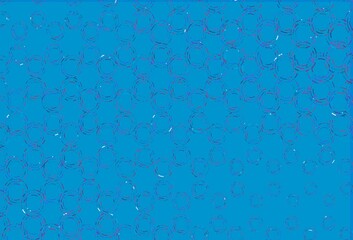 Obraz premium Light blue, red vector cover with spots.