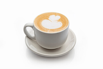 Hpt Cappuccino in a white cup