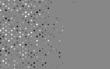 Light Silver, Gray vector template with circles.