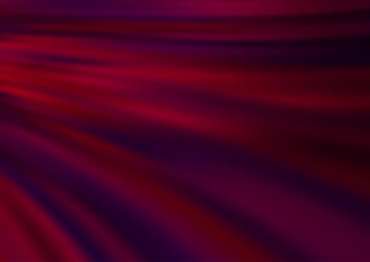 Dark Purple vector template with bent ribbons.