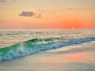 Fototapety  zachód słońca na plaży?