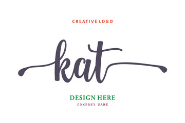 KAT lettering logo is simple, easy to understand and authoritative