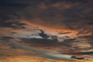 Fototapeta premium sunset in the mountains